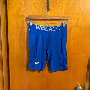 WOLACO Men's Blue Athletic Shorts